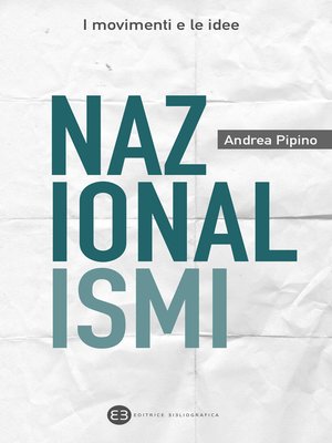 cover image of Nazionalismi